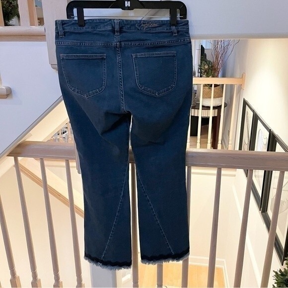 SEE BY CHLOE Flare Blue Denim Jeans in Shady Cobalt 27 - Picture 11 of 16